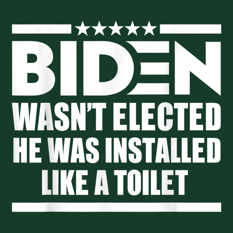 Joe Biden Wasn’t Elected He Was Installed Like A Toilet T Shirt Visor hat by renelonganecker | Artistshot