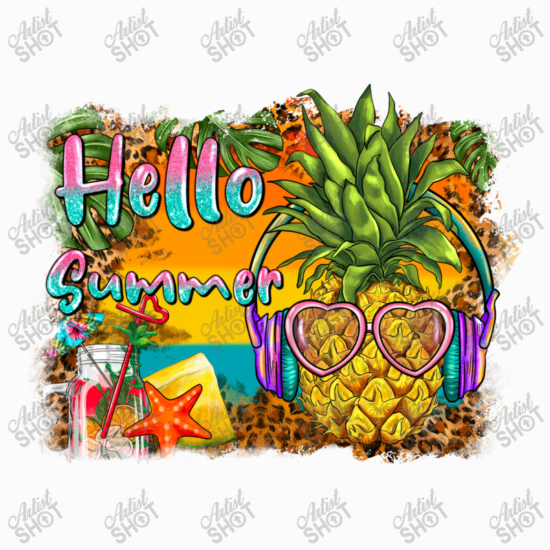 Hello Summer Pineapple Coffee Mug | Artistshot