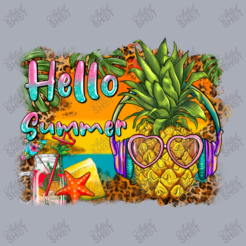 Hello Summer Pineapple Tank Dress by BarkalooDesign | Artistshot