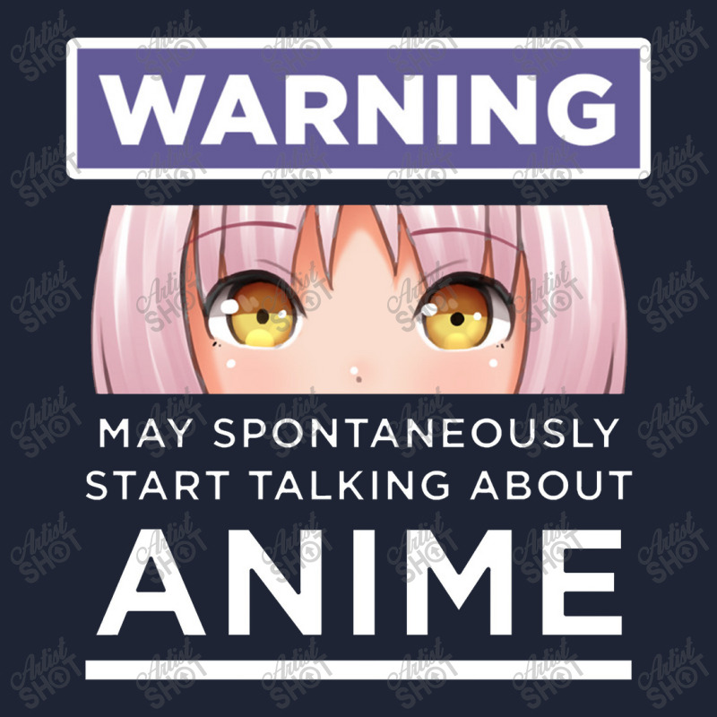 Warning May Spontaneously Start Talking About Anime Snapback Trucker Cap | Artistshot