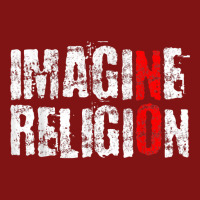 Atheism Imagine Antireligion White Distressed Rational T Shirt Snapback Trucker Cap | Artistshot