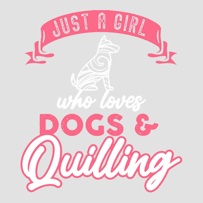 Quilling T  Shirt Girl Who Loves Quilling Dogs Paper Filigree Craftsma Foam Trucker Hat | Artistshot