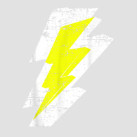 Lightning Bolt Distressed Tshirt White Yellow Graphic Print Foam Trucker Hat | Artistshot