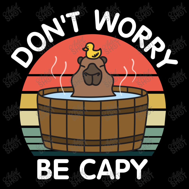 Don't Worry Be Capy Adjustable Cap | Artistshot