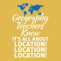 Geography Teachers Know Its All About Location Location Premium Dyed Cap | Artistshot