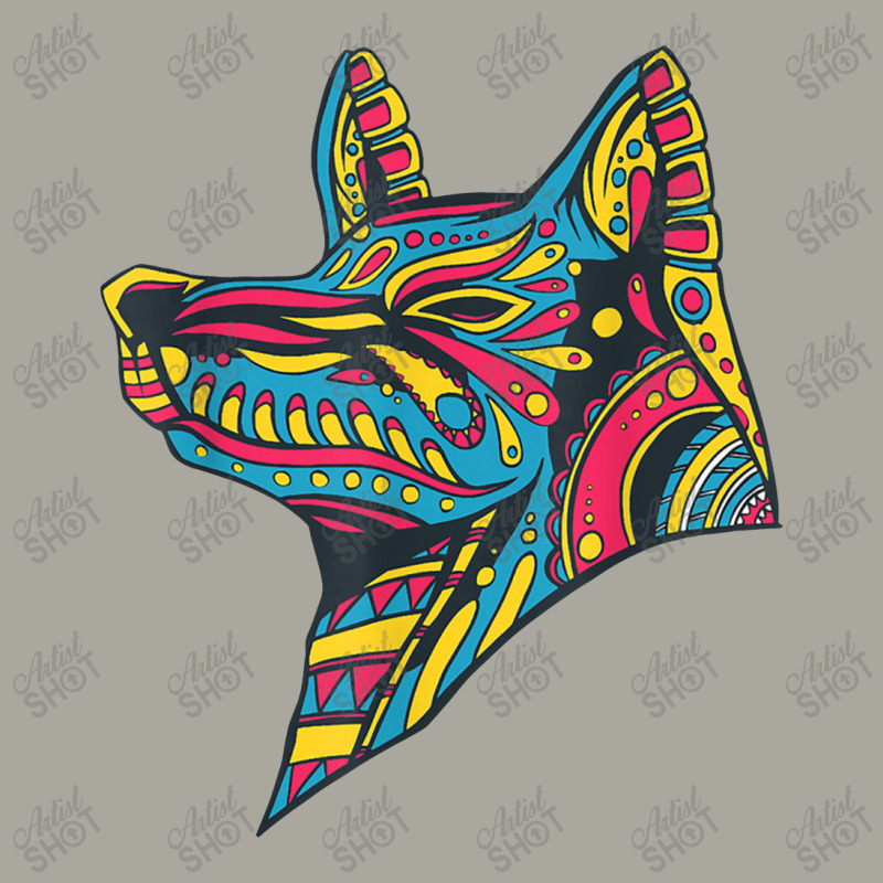 Ancient Ethnic Aztec Wolf Mask Symbol Civilization Gift Dyed Cap by lalisaamanib | Artistshot