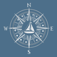 Nautical Sailing Sail Boat Captain Sailor Compass Sailing T Shirt Dyed Cap | Artistshot