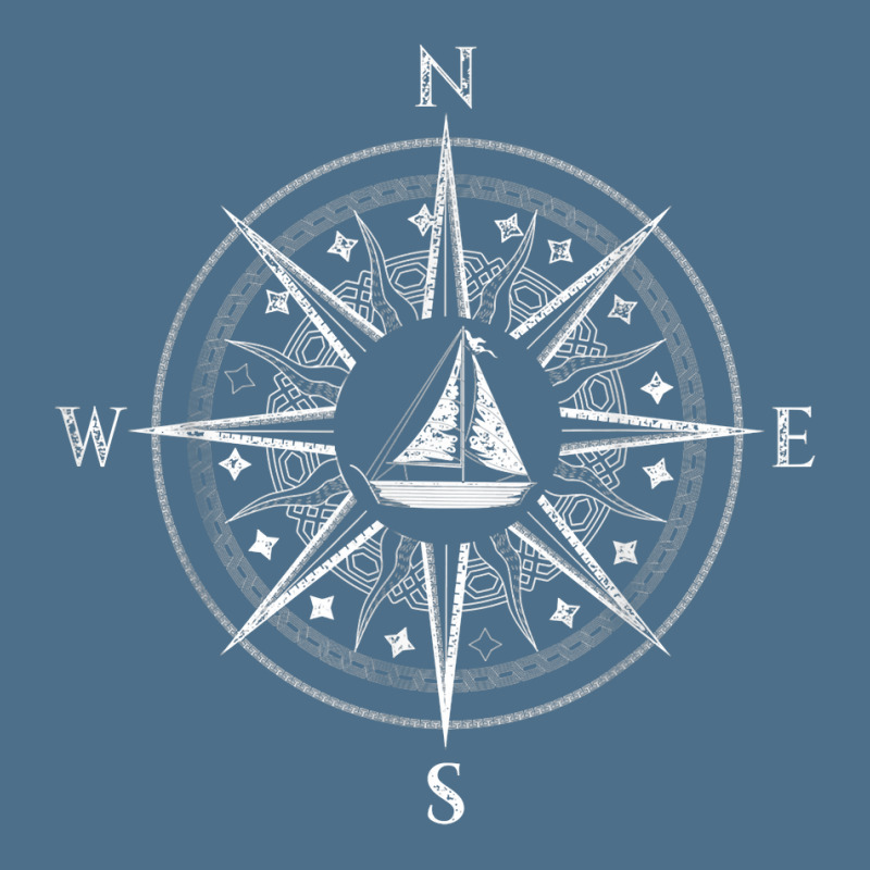 Nautical Sailing Sail Boat Captain Sailor Compass Sailing T Shirt Dyed Cap | Artistshot