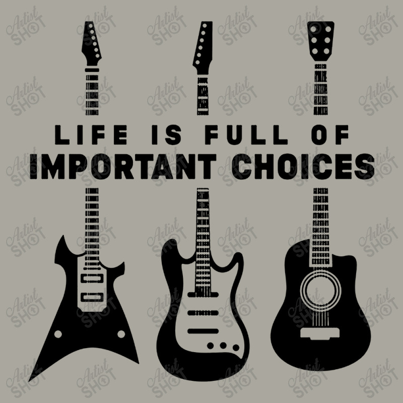 Life Is Full Of Important Choices Guitar Dyed Cap by GegerGeden | Artistshot