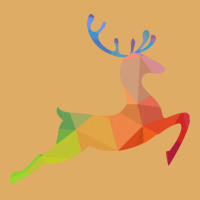 Running Deer T  Shirtrunning Deer Abstract Design T  Shirt Urban Heavy T-shirt | Artistshot