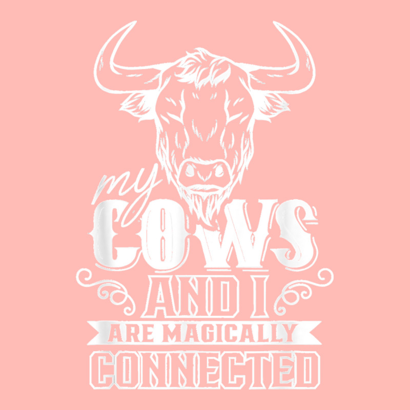 My Cows And I Are Magically Connected Animals Cow Farm Urban Heavy T-shirt by EaglesonBonnie | Artistshot