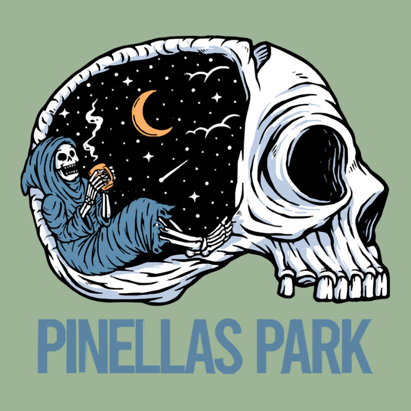 Pinellas Park T  Shirt Chilling Skeleton Pinellas Park T  Shirt Urban Heavy T-shirt | Artistshot