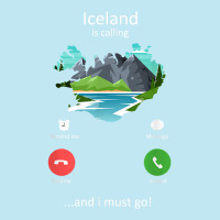 Iceland Is Calling And I Must Go Funny Iceland T Shirt Urban Heavy T-shirt | Artistshot