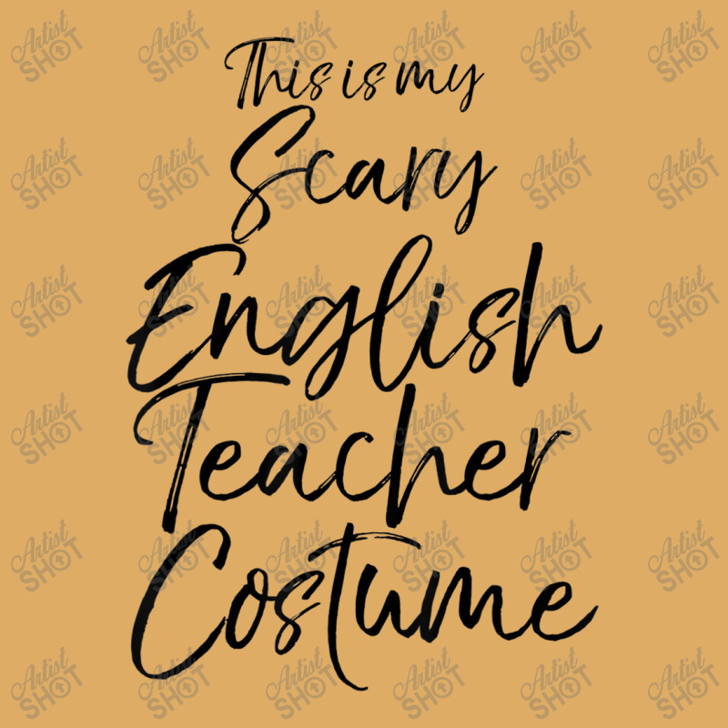 Cute Teaching Quote This Is My Scary English Teacher Costume Gift Men Urban Heavy T-shirt | Artistshot