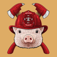 Firefighter Pig Fireman Boys Kids Fire Rescue Farm Animal 249 Urban Pullover Hoodie | Artistshot