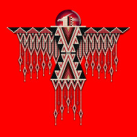 Red Native American Southwest-style Thunderbird T-shirt Bomber Jacket | Artistshot