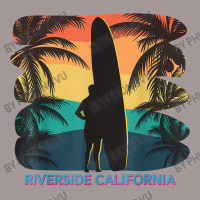 Riverside California Ca Palm Tree Surfboard Surfer Surfing T Shirt Vintage Hoodie | Artistshot