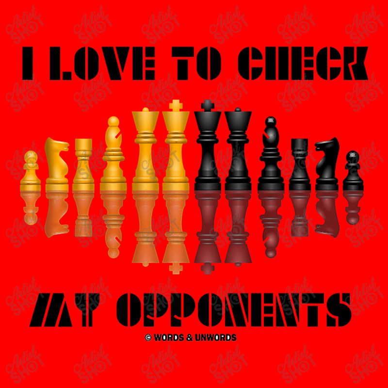 I Love To Check My Opponents Chess Set Pieces Geek Humor Premium T Shi Bomber Jacket | Artistshot