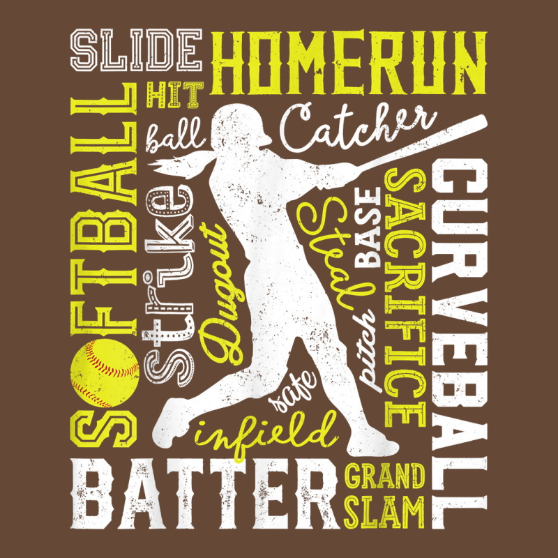 Softball Typography Word Art Funny Batter Pitcher Catcher T Shirt Beanie by shoaibmolleda | Artistshot