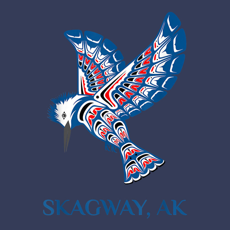 Skagway Alaska Kingfisher Native American Indian Bird Art T Shirt Visor hat by damarcusswabb | Artistshot