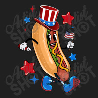 4th Of July Hot Dog Sleeve Dark Drawstring Bags | Artistshot