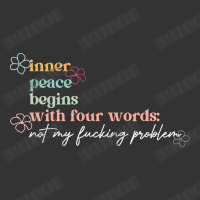 Inner Peace Begins With Four Words Funny Quotes Pocket T-shirt By 