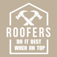 Roofers Do It Best When On Top Sun Shade Cap | Artistshot