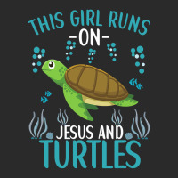 This Girl Runs On Jesus And Turtles Cute Sea Turtle Quote Foam Trucker Hat | Artistshot