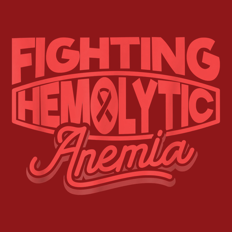 Red Ribbon Fighting For Hemolytic Anemia Awareness T Shirt Foam Trucker Hat by ReagerAero | Artistshot