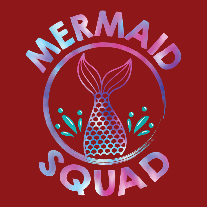 Mermaid Squad Mermaid Tail Toddler Girls Birthday Outfit T Shirt Foam Trucker Hat | Artistshot