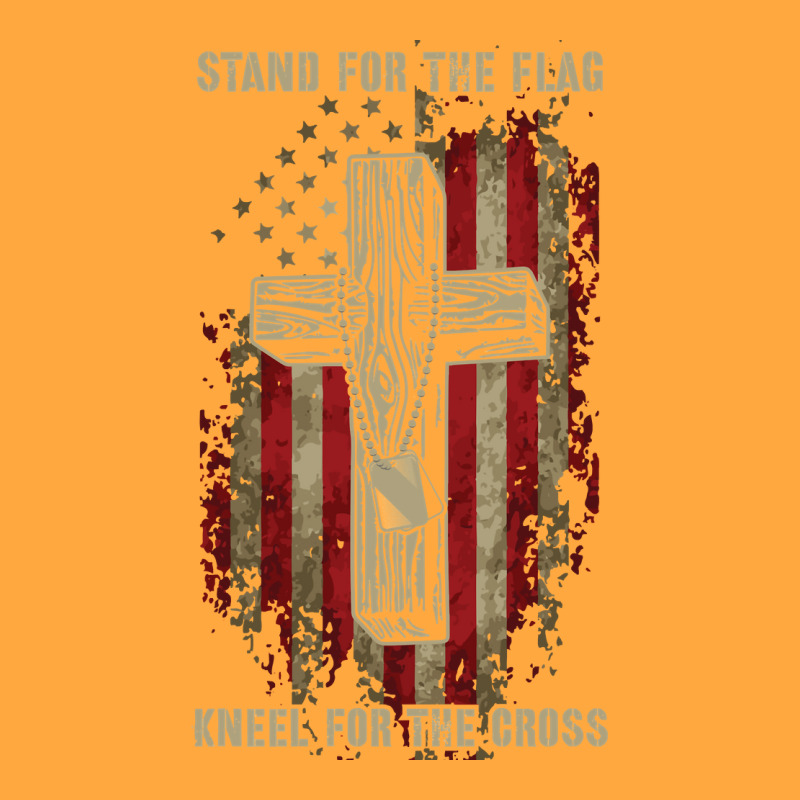 Veteran Veterans Day Stand For The Flag Kneel For The Cross 432 Navy S Foam Trucker Hat by circularflap | Artistshot