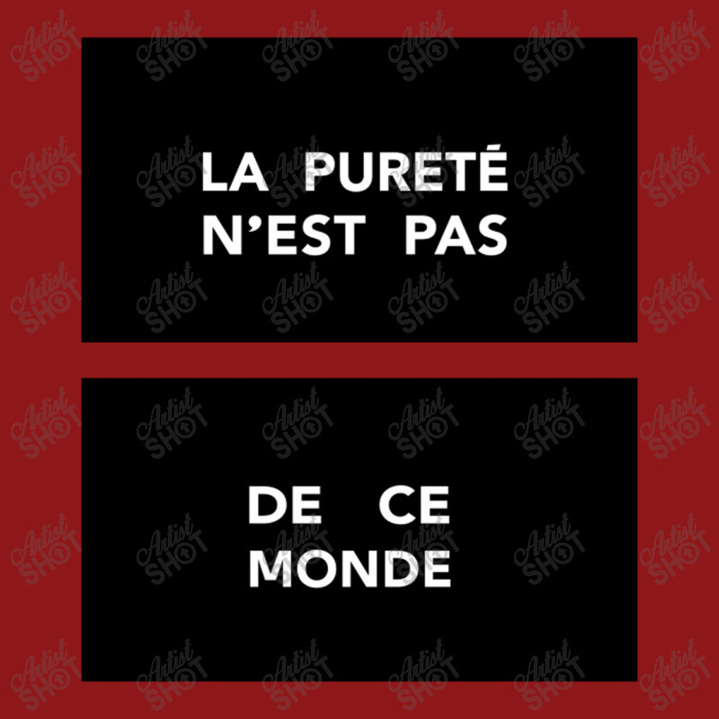 La Pureté N'est Pas De Ce Monde Purity Is Not Of This World Foam Trucker Hat by bedaopini | Artistshot