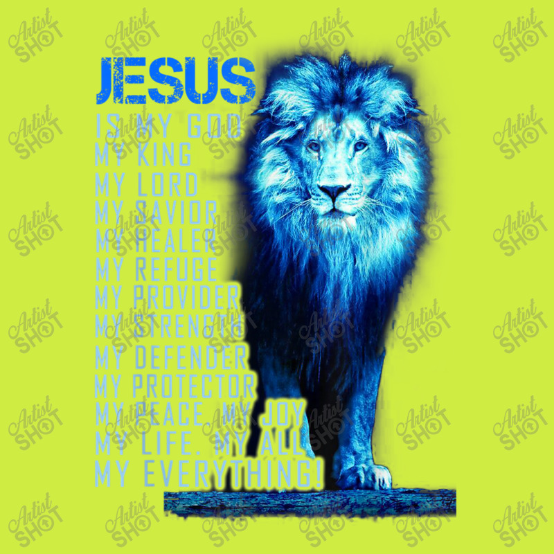 Jesus Is My God King My Lord My Savior Blue Lion Christian Graphic Adjustable Baseball Cap by Aria-Proctor | Artistshot