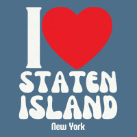 I Love Staten Island Lovers Retro Distressed Pullover Hoodie Dyed Cap | Artistshot