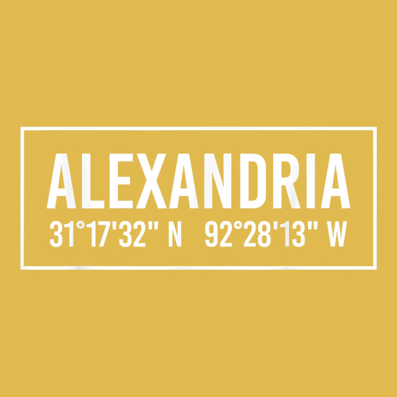 Alexandria La Louisiana Funny City Coordinates Home Gift T Shirt Dyed Cap by JahmayaWhittle | Artistshot