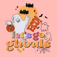 Retro Vintage Groovy Let's Go Ghouls Halloween Ghost Costume T Shirt Urban Heavy T-shirt | Artistshot