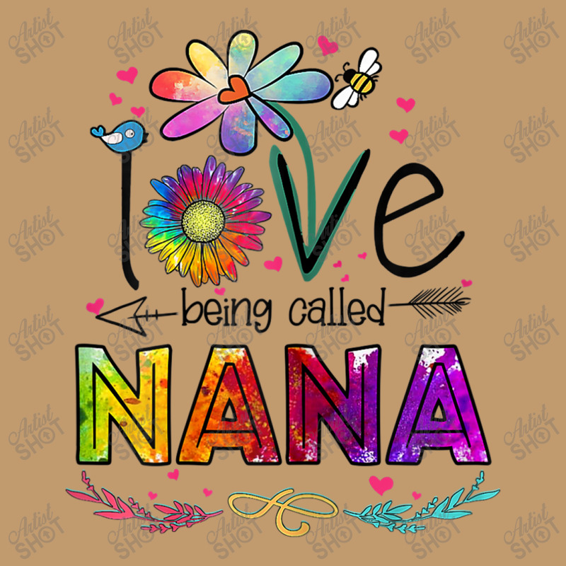 Womens I Love Being Called Nana Daisy Flower Cute Mother's Day Urban Heavy T-shirt | Artistshot