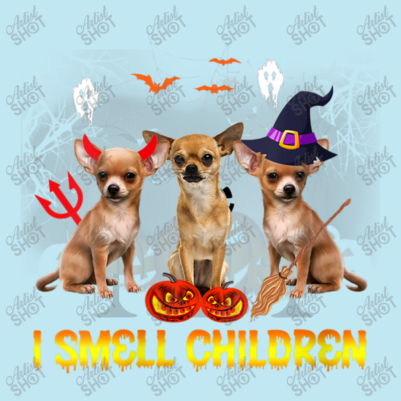 Womens I Smell Childen Funny Halloween Chihuahua Urban Heavy T-shirt | Artistshot