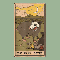 The Trash Eater Tarot Possum Halloween Card T Shirt Urban Heavy T-shirt | Artistshot