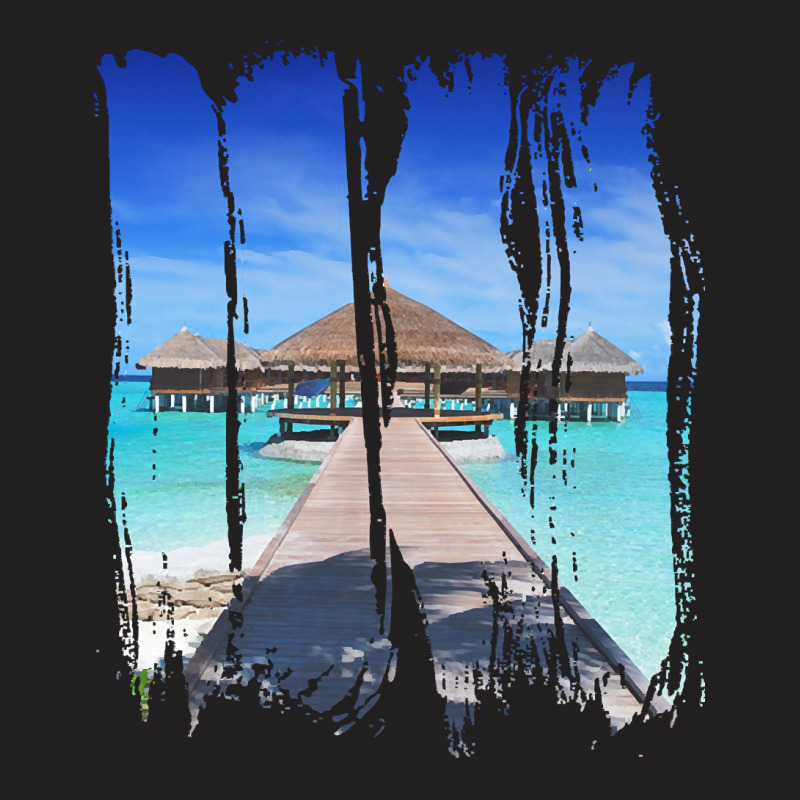 Maldives Gift Ideas T  Shirt Summer Beach Photography Maldives Holiday T-shirt | Artistshot