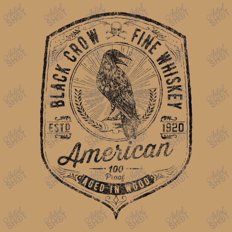 Black Crow Fine American Whiskey Vintage Graphic Men Women Urban Heavy T-shirt | Artistshot