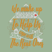 Halloween Funny Costume T  Shirt We Make Up Horrors To Help Us Cope Wi Urban Pullover Hoodie | Artistshot