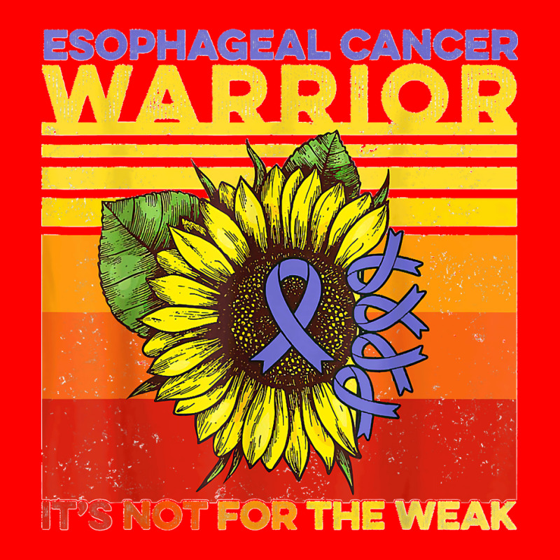 Vintage Sunflower Esophageal Cancer It's Not For The Weak T Shirt Bomber Jacket by Courtney Renee Jensen | Artistshot