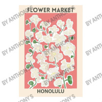 Flower Market   Honolulu Poster Bomber Jacket | Artistshot