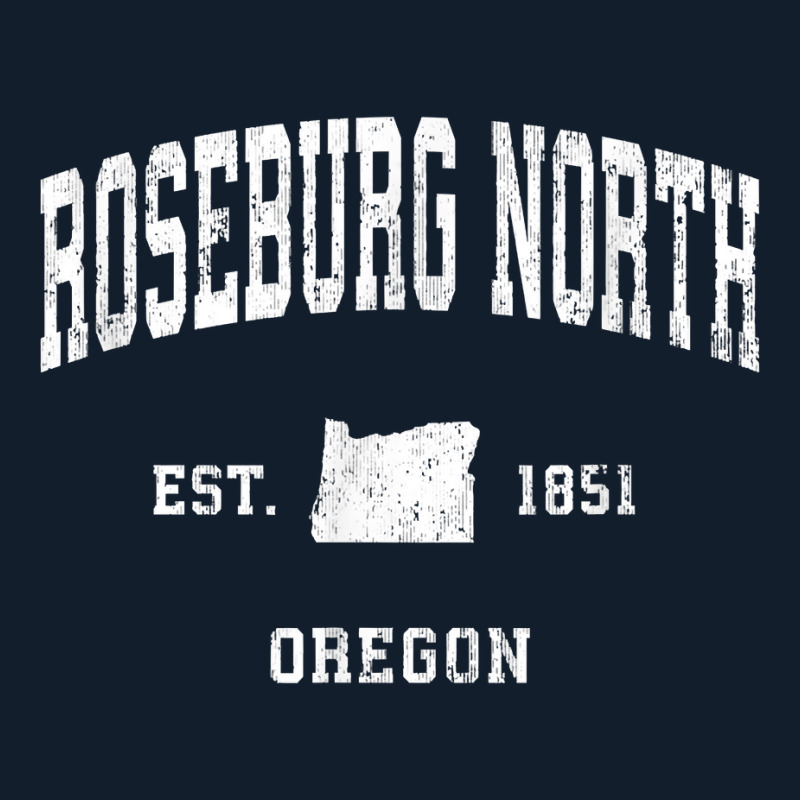 Roseburg North Oregon Or Vintage Athletic Sports Design T Shirt Beanie by kewisharemeliadq | Artistshot