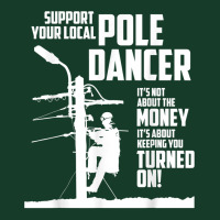 Support Your Pole Dancer Utility Electric Lineman Shirt Visor Hat | Artistshot