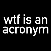 Wtf Is An Acronym T Shirt Visor Hat | Artistshot