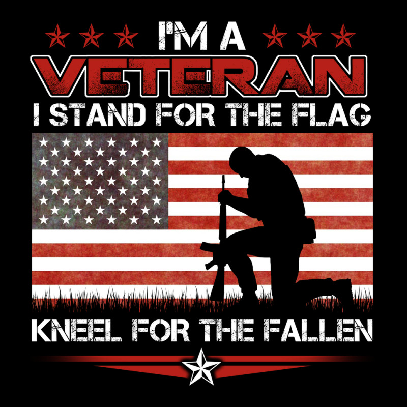 Stand For The Flag Kneel For The Fallen: Usa Veteran Visor hat by LisaSnyder | Artistshot