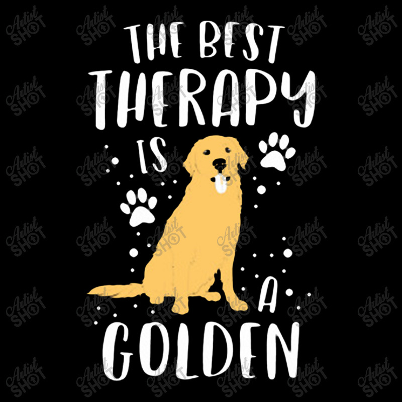 The Best Therapy Is A Golden Retriever Dog Puppy Visor hat by johnoconnorart | Artistshot