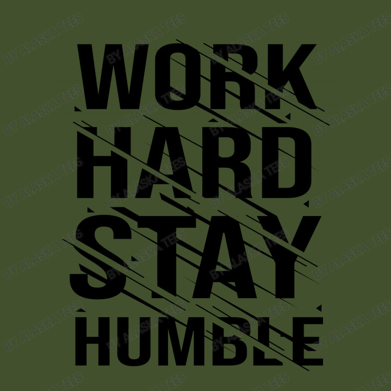 Work Hard Stay Humble Typography Sun Shade Cap | Artistshot